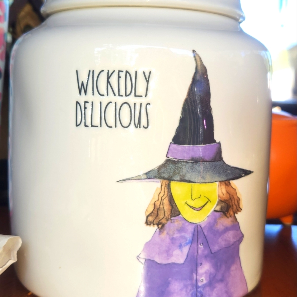 Rae Dunn WICKEDLY DELICIOUS canister
